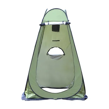 1-2 Човека Преносим Изолиран Душ, Тоалетна Къмпинг Всплывающая Палатка Камуфлаж UV Функция Външна Тоалетна Снимка Палатки