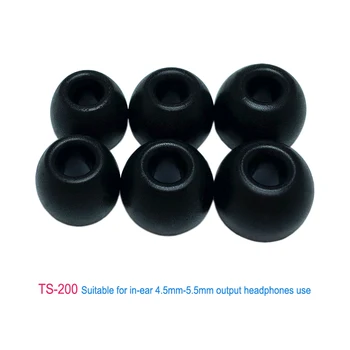 10 двойки Ушни покритие от пяна с памет ефект TS-200 4,5 mm (LMS) За слушалки-притурки 4,5 мм-5,5 мм Слушалки с Шумоизолация Намаляване на Ушни втулки Втулки