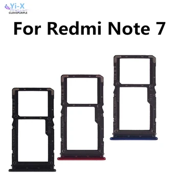 1бр Нов Държач на СИМ-карти за Xiaomi Redmi Note 7/Note7 Pro Слот за SIM-карти Тава Притежателя Адаптер
