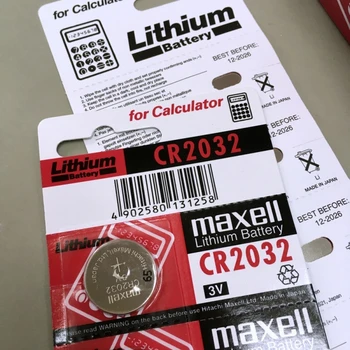 3 дни 5-20 парчета CR2032 Оригинални Японски батерии за монети Maxell CR2032 3 НА бутон батерия за часовник, калкулатор, ключовете от колата, играчки, тежести, бърза доставка от Испания