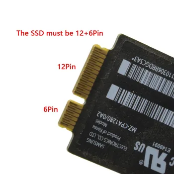 CYSM Chenyang USB 3.0 до 12 + 6pin SSD HDD SATA 22Pin Твърд Диск Картриджный Устройство за Air A1369 A1370 SSD