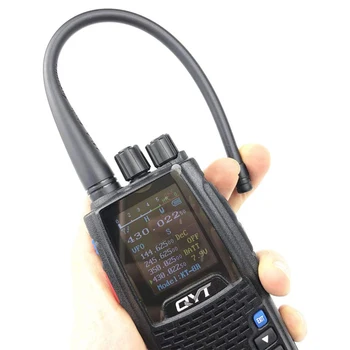 QYT KT-8R 5 W UV Външен Домофонна система за Двустранно Радио KT-8R Цветен Дисплей, Радиоприемник QYT Четырехдиапазонная Преносима Радиостанция KT-8R