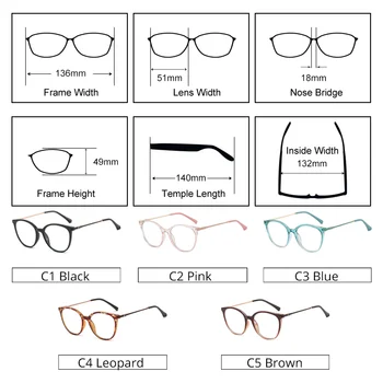 Ralferty Анти Blue-Ray Компютърни Очила с Прозрачни Рамки Женски 2022 Нови Розови Оптични Рамки за Очила от Късогледство Дамски слънчеви Очила