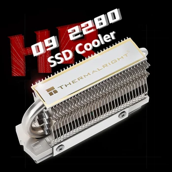 Thermalright HR-09 2280 /HR-09 2280 PRO M. 2 Твърд диск AGHP Радиатор с топлинна тръба SSD Охладител с напълно покрита покритие