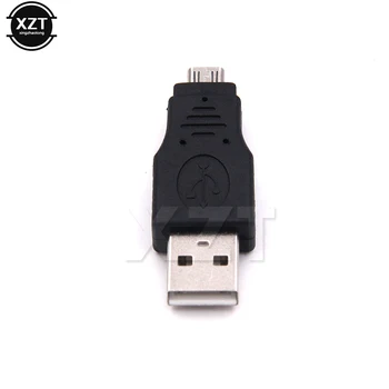USB към Micro 5 пенса USB Адаптер Високоскоростен USB 2.0 A Мъжки към Micro B Кабели за пренос на данни и таксуване Адаптер за Samsung за HTC