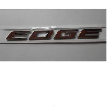 Блестящ Сребърен Хромирана Пластмаса ABS Багажника на Колата на Задния Номер Букви Значка Емблема на Стикер Стикер за Ford EDGE