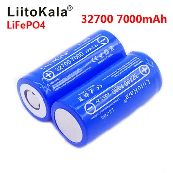 Гореща LiitoKala Lii-70A 3.2 В 32700 7000 ма LiFePO4 Батерии 35A Продължителен Разряд Максимална 55A Батерия с висока мощност