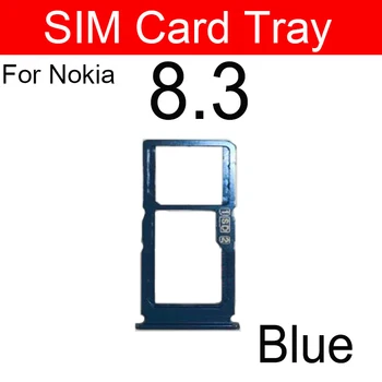 За Nokia 8.3 Тава За SIM-Карти Слот За SIM-Карти Адаптер За Четене на SD Карти Резервни Части За Ремонт на