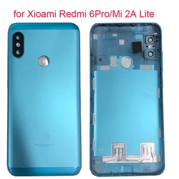 За Xiaomi Redmi 6 Pro/Mi A2 Lite Задния капак на Отделението за батерията Задната Врата Корпус Резервни Резервни Части За Xiaomi 6 pro заден корпус