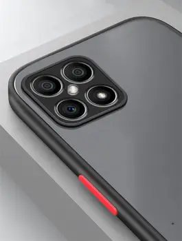 За Честта X8 Матиран Прозрачен Калъф За Телефон Huawei P50 Pro Твърд КОМПЮТЪР Защитен Калъф За Nova 9 8 Pro Магнитен Пръстен Поставка Калъф