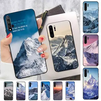 Калъф за телефон Snow Mountain за Huawei P30 40 20 10 8 9 lite pro plus Psmart2019