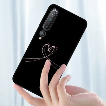 Калъф с надпис Love Heart Момиче за Xiaomi Redmi Note 10 9 8 7 T Pro 9A 8A 7A MI Note 10 9 9T Pro SE A2 A3 Lite 6X F1 Меки калъфи за телефон от TPU