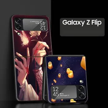 Луксозен Подарък Калъф За телефон Samsung Galaxy Z Flip 4 Пъти Твърд Калъф За PC За Samsung Z Flip 3 5G Калъф Царство Официална Благословия