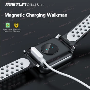 Музикален плеър часовници Bluetooth 5,0 MP3 спортен гривна Walkman водоустойчив часовник умно откриване на здраве брояч на стъпки идентификация на обаждащия се