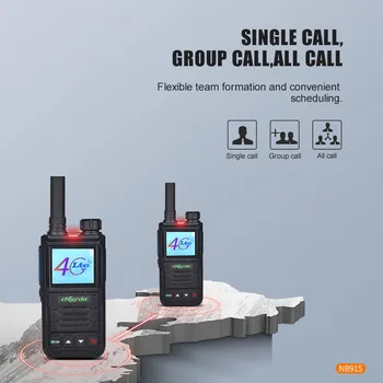 Най-евтина мрежова радиостанция Chierda NB915 телефон 500 км дълги диапазон радио FDD-LTE/TDD-LTE / TD-SCDMA walki talki 4g сим-карта