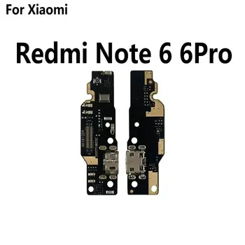 Нов Модул Микрофон + USB Порт За Зареждане на Такса Гъвкав Кабел Конектор резервни Части За Xiaomi Redmi Note 5 6 7 8 9 Pro Замяна