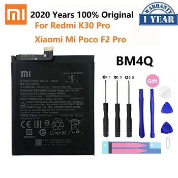 Оригинален XIAO MI BM4P BM4U BM4Q Батерия За Телефона, Въведете MI Red Mi K30 Pro K30Pro по-Висша Версия на Poco F2 Pro Батерия Bateria