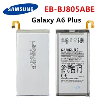 Оригинална батерия SAMSUNG EB-BJ805ABE 3500 mah за Samsung Galaxy A6 Plus A6 + SM-A605F A605G A6050 A605K A605FN A605GN A6058 + Инструменти