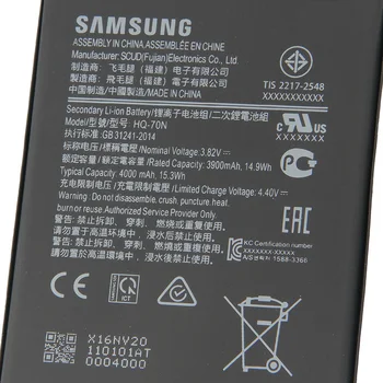 Оригинална Батерия за телефон HQ-70N За Samsung GALAXY A11 A115 SM-A115 4000 ма Автентичната Замяна на Батерията