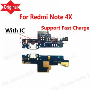 Оригиналната зарядно устройство ще захранване на Такса USB За Xiaomi Redmi Note 4X Порт кабел за зареждане на Док-Конектор за Аксесоари За Телефони, Резервни Части За Замяна на