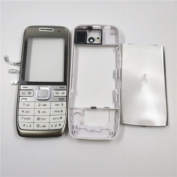 Оригиналът е с добро качество за Nokia E52 Корпус на Предната Рамка на Задната част на кутията на Батерията, с Клавиатура