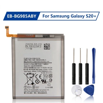 Преносимото Батерия EB-BG985ABY За Samsung Galaxy S20 + S20 Plus 5G Акумулаторна Батерия 4500 mah Безплатни Инструменти