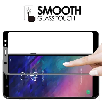 Пълно покритие От закалено стъкло За Samsung Galaxy A6 2018 A600F Защитно фолио за екран За Samsung A6 Plus A6plus A 6 6a Защитно фолио