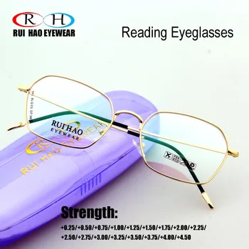 РУИ HAO Очила Маркови Модни Очила Ретро Дизайн Дальнозоркие очила Очила За Четене Оптични Рецепта