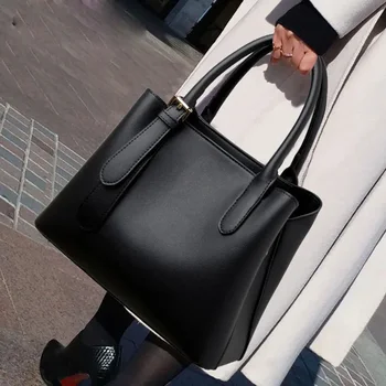 Чанта дамски 2021new чанта кожена дамска чанта за през рамото си голямата голям благородна преносима чанта-тоут