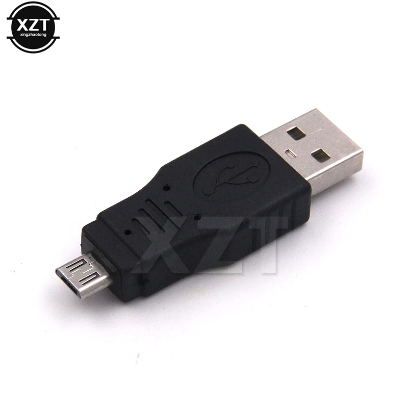 USB към Micro 5 пенса USB Адаптер Високоскоростен USB 2.0 A Мъжки към Micro B Кабели за пренос на данни и таксуване Адаптер за Samsung за HTC 2