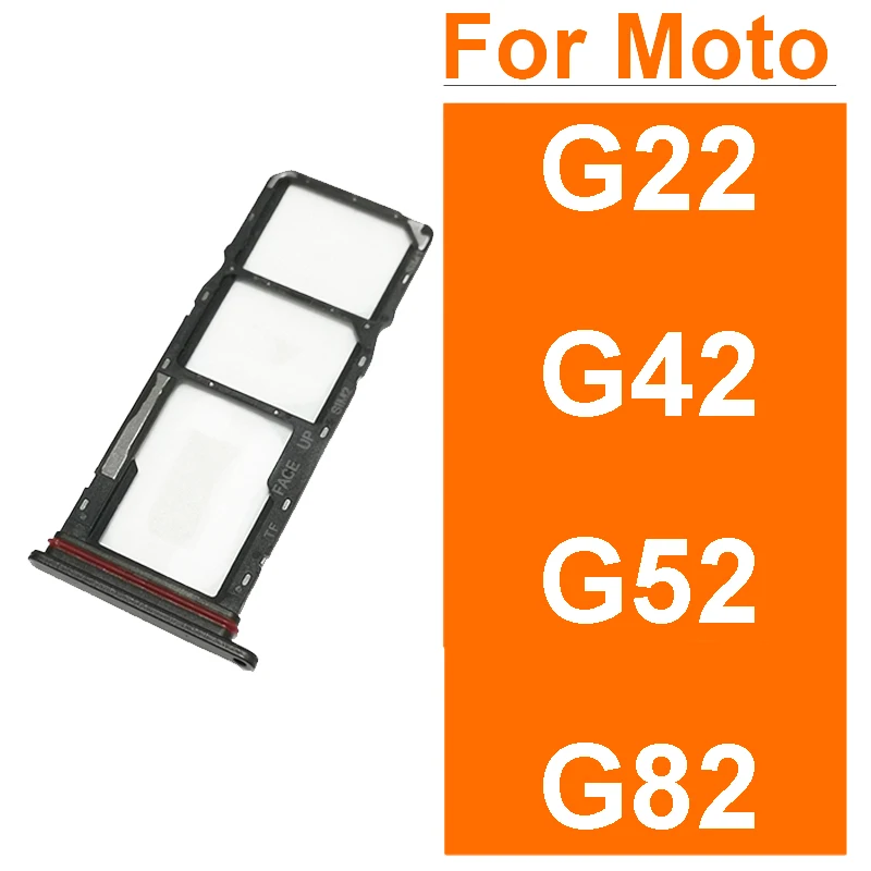 За Motorola Moto G22 G42 G52 G71S G82 Тава За Две Сим-Карти Nano SIM Карта, Micro SD Card Reader Адаптери Слот за Резервни Части 1