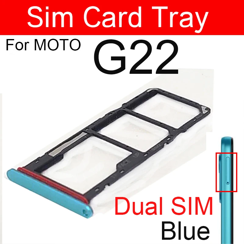 За Motorola Moto G22 G42 G52 G71S G82 Тава За Две Сим-Карти Nano SIM Карта, Micro SD Card Reader Адаптери Слот за Резервни Части 2