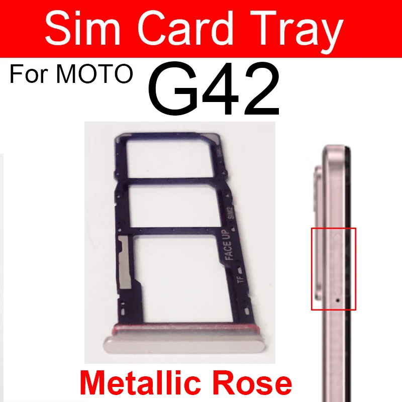 За Motorola Moto G22 G42 G52 G71S G82 Тава За Две Сим-Карти Nano SIM Карта, Micro SD Card Reader Адаптери Слот за Резервни Части 3