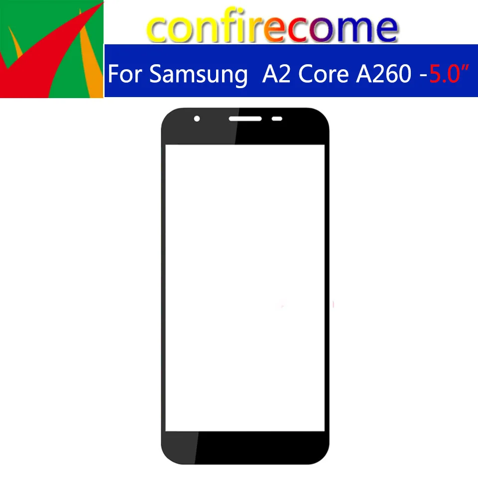 Замяна За Samsung Galaxy A2 Основната A260 Сензорен екран Преден Стъклен панел LCD Външен обектив 1