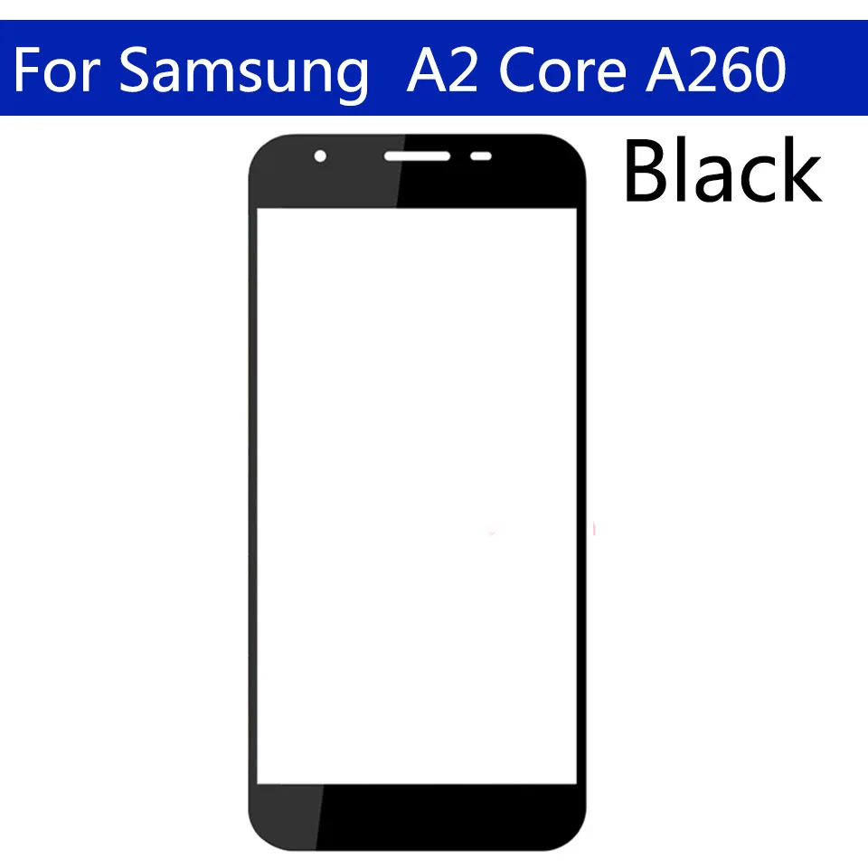 Замяна За Samsung Galaxy A2 Основната A260 Сензорен екран Преден Стъклен панел LCD Външен обектив 2