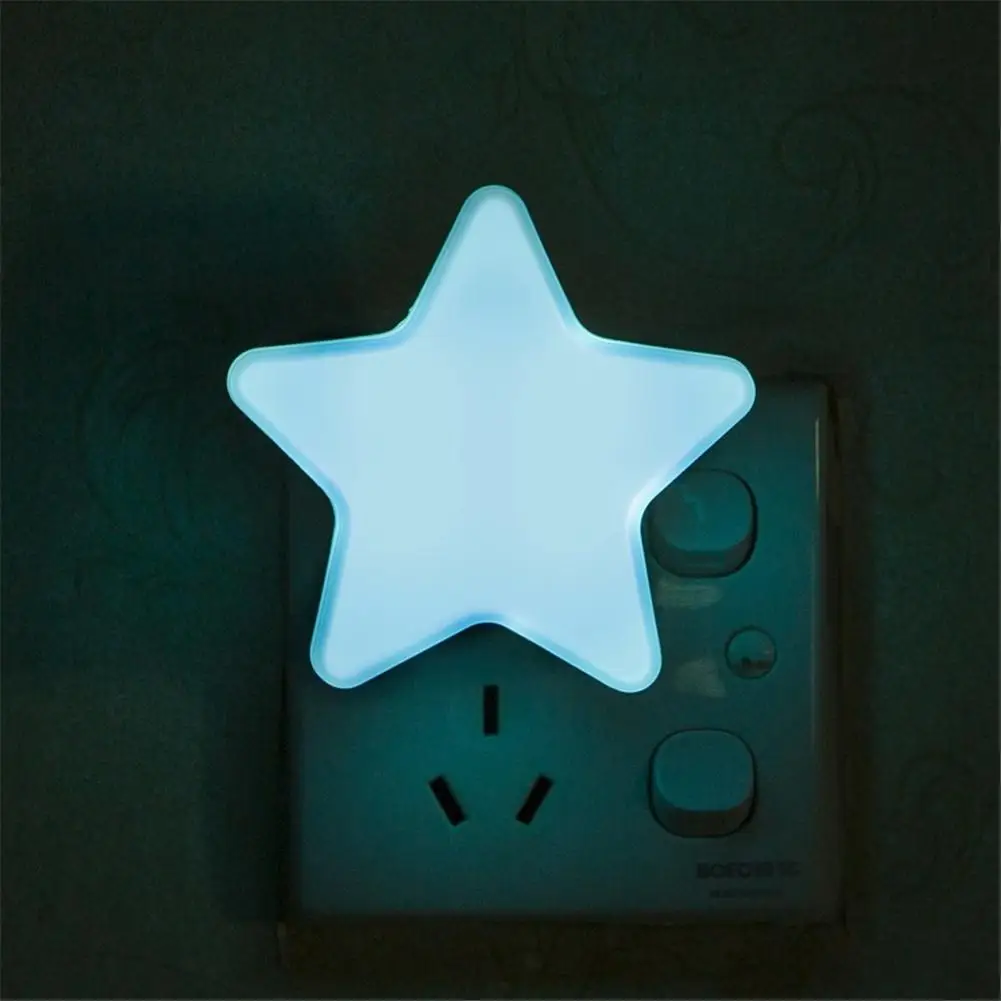 Индукционный Мини-Звездообразный led лампа С докосване, лека нощ За Детски Спални, Нощни Лампа За Сън, Тела С Ниска Консумация на енергия 2