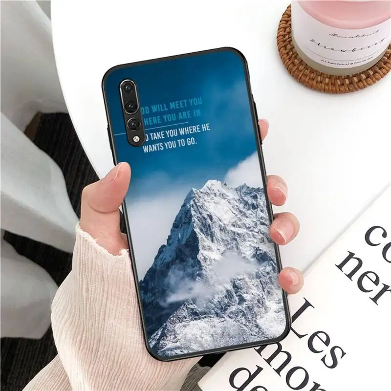 Калъф за телефон Snow Mountain за Huawei P30 40 20 10 8 9 lite pro plus Psmart2019 2