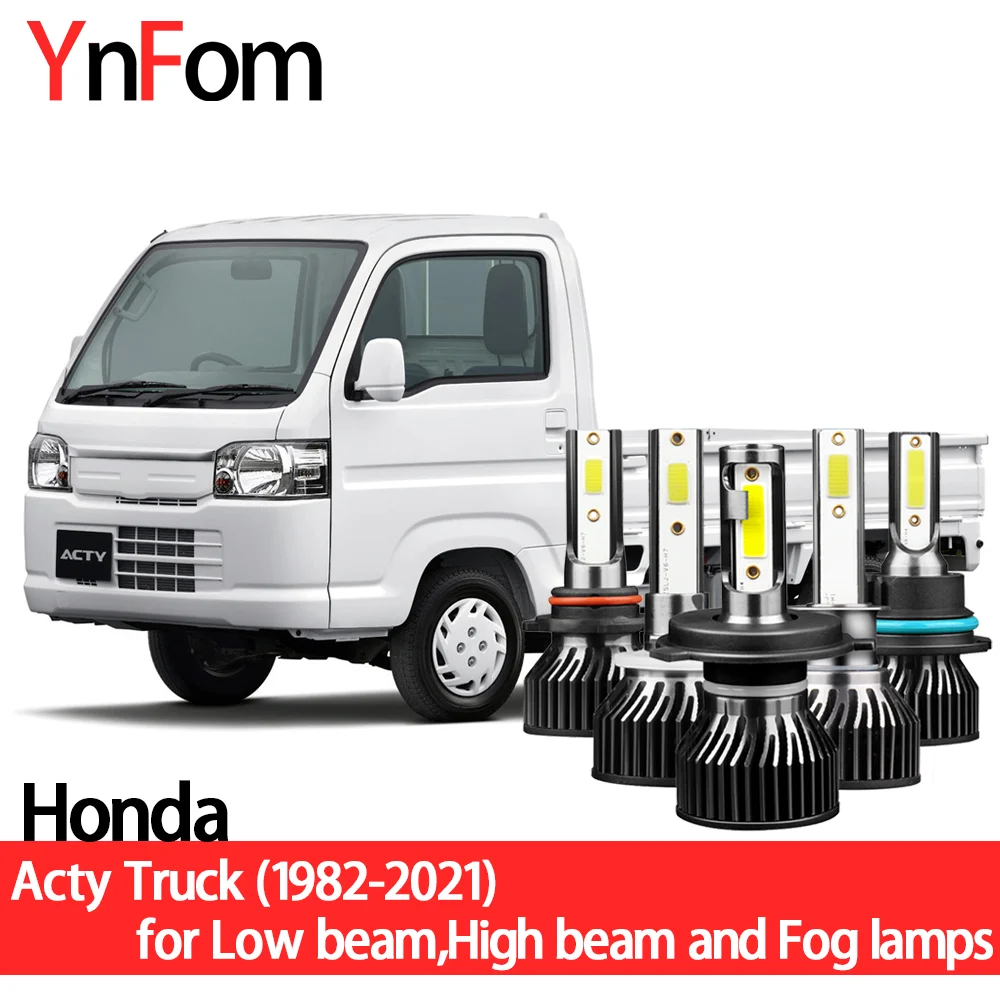 Комплект led фарове YNFOM за Honda Acty Truck TA HA 1982-2021 късите и дългите светлини, фарове за мъгла, фарове, авто аксесоари, автомобилни лампи 1