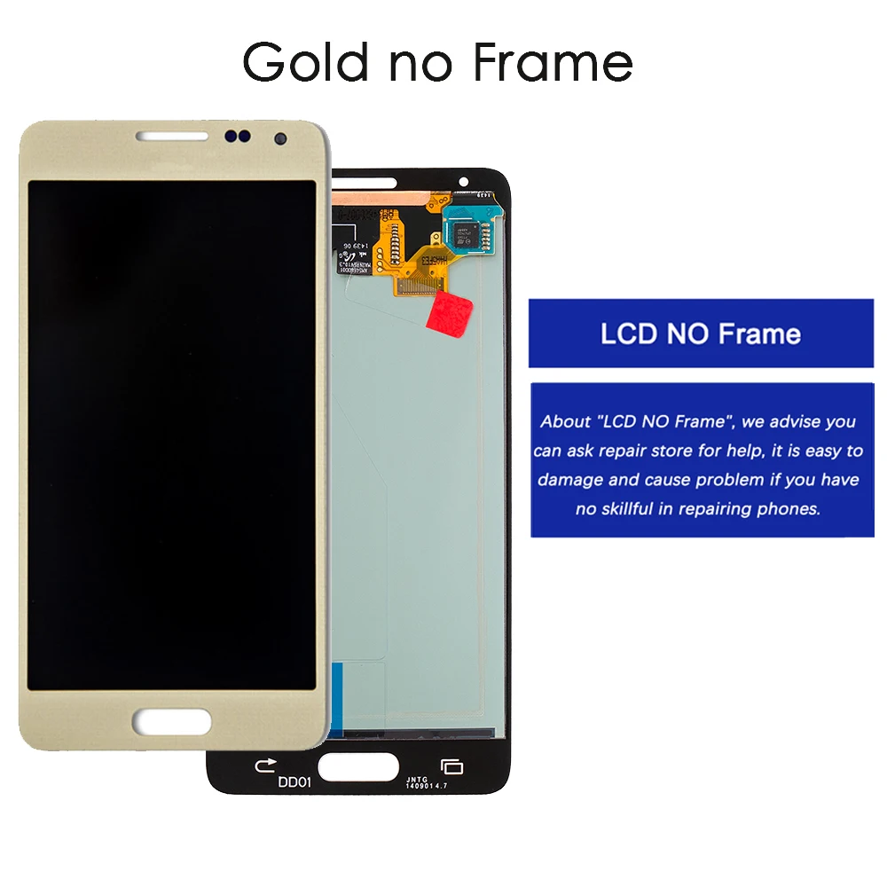 Нов SAMSUNG Galaxy Alpha LCD дисплей Note 4 Mini LCD G850 SM-G850F G850F G850M G850Y Дисплей със сензорен Екран Резервни Части 0