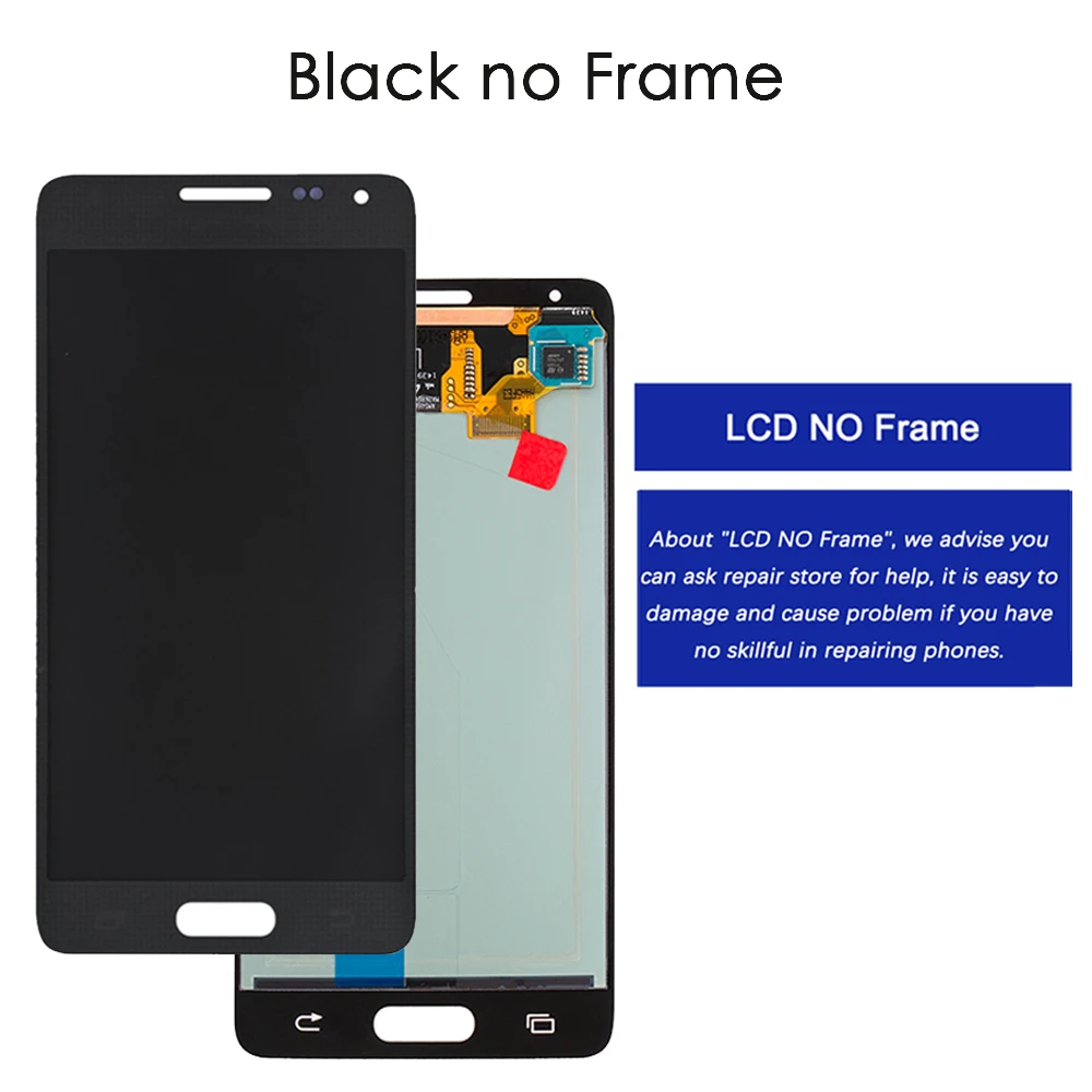 Нов SAMSUNG Galaxy Alpha LCD дисплей Note 4 Mini LCD G850 SM-G850F G850F G850M G850Y Дисплей със сензорен Екран Резервни Части 1
