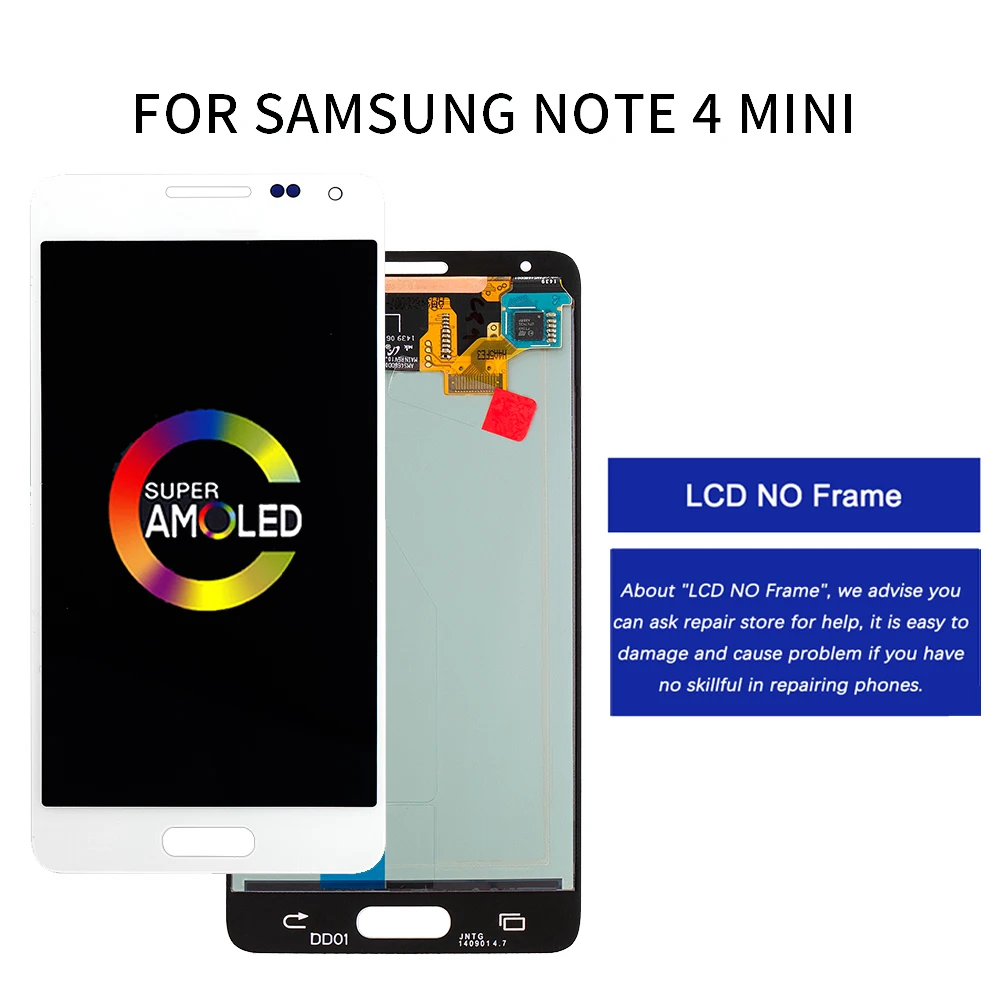 Нов SAMSUNG Galaxy Alpha LCD дисплей Note 4 Mini LCD G850 SM-G850F G850F G850M G850Y Дисплей със сензорен Екран Резервни Части 4