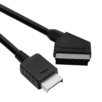 1.8 m RGB Scart Кабел За Sony PS1, PS2, PS3 TV AV Подмяна на кабели за Свързване HCCY