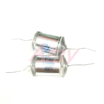 CB80 аксиален полето полистироловый филмът високо напрежение на кондензатора CB80-30KV-2000PF dc