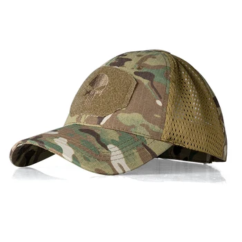 IDOGEAR тактически череп бейзболна шапка на татко шапка за Слънце, шапка, военни шапки камуфлаж за Лов на открито, спортни шапки страйкбол Каза аксесоари
