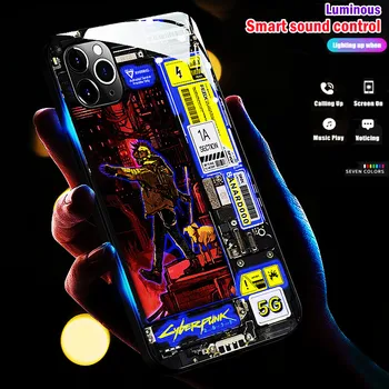 Led Индикатор За Повикване, Светкавица, Джоб За Телефон Xiaomi Redmi Note 11 10 9 8 7 Pro Redmi K40 Game K30 K20 Pro, Интелигентен Контрол, Светлинен Калъф