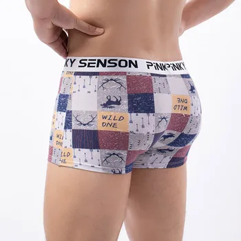 Pinkysenson Ropa interior Hombre Underpants Сексуално Нижее бельо Calzoncillos Boxershorts Men Underware