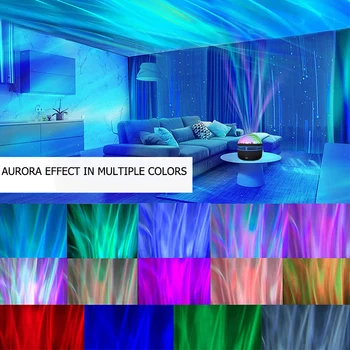 USB Цветна Аврора Въртящи Магически Топка Сцена Съдържания Хотел Лазерна Лампа Спалня Завеса, с монтиран на стената Лампа на Проектора