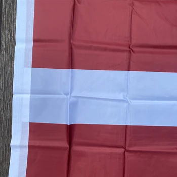 Xvggdg 90x150 см знаме на Латвия 3x5 Фута Супер Поли футболен ФЛАГ Закрит и Открит Полиестер Флаг