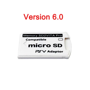 Версия 6.0 SD2VITA За PS Vita Карта памет TF за PSVita Игрална Карта за PSV 1000/2000 Адаптер 3,60 Системна карта SD Micro-SD Нова