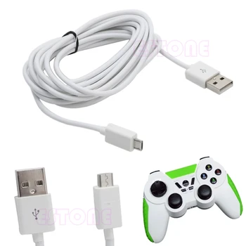 Гореща Дългата 3-Метрова Зареждане Micro USB кабел за зареждане, Кабел за Захранване Контролери За PS4